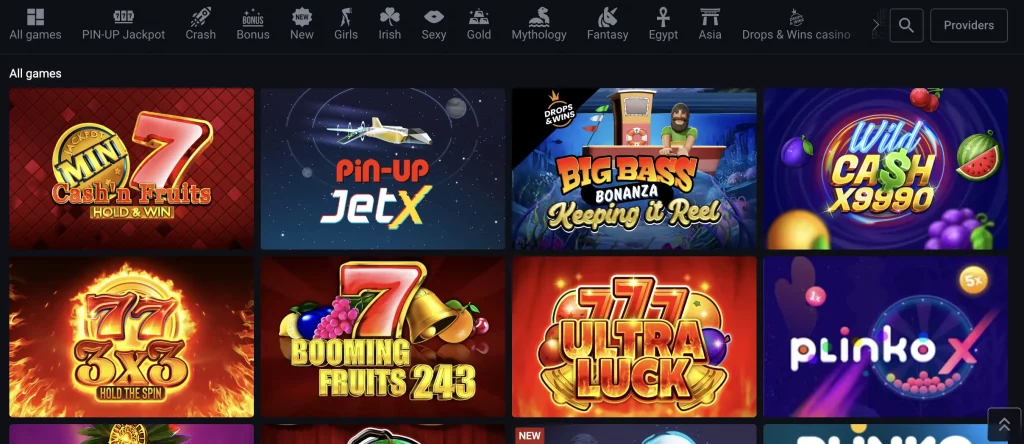 games in pin up